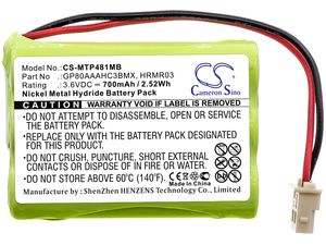 Батерия за Motorola MBP481 Motorola MBP482, Motorola MBP483, 700mAh