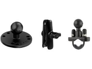 RAM Mounts sestava s kruh. adaptérem a objímkou pro průměr 12,7 - 31,75 mm, RAM-B-149-202U  