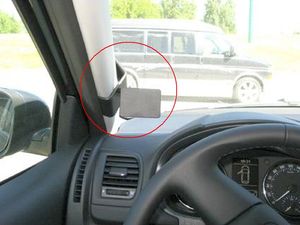 Brodit ProClip Halterung für Skoda Fabia 08-14/Roomster 08-15, links an Säule