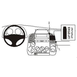 Brodit ProClip montážní konzole pro Citroen Jumper/Fiat Ducato/Peugeot Boxer 02-06, na střed