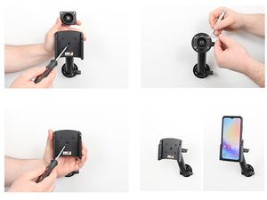 Brodit държач за кола за Samsung Galaxy Xcover 7, без калъф, без зареждане