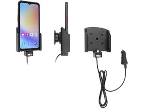 Brodit držák na Samsung Galaxy Xcover 7, bez pouzdra, s nabíjením z cig. zapalovače/USB-C