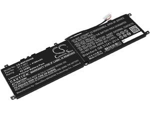 Akku für Notebooks, Msi Gp66, Gp76, Leopard 10ug, Kapazität 4100 mAh