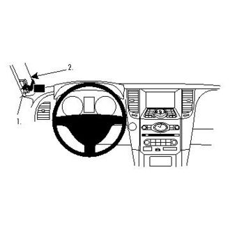 Brodit ProClip montážní konzole pro Infiniti FX37 16-15, FX50 09-13, QX70-15-19, vlevo na sloupek