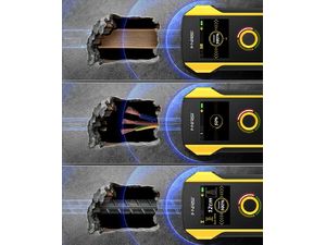 Detector de cablu, fier, lemn FNIRSI WD-02 cu afișaj LCD