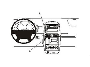 Brodit ProClip tartókonzol Honda CR-V 02-06