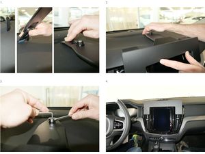 Brodit ProClip montážní konzole pro Volvo S60/V60 19-24, zesílený, na střed