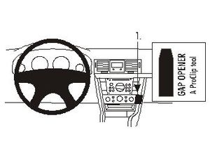 Brodit ProClip montážní konzole pro Opel Signum 02-08/Vectra C 02-10, na střed vpravo