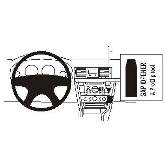 Brodit Монтажна скоба ProClip за Opel Signum 02-08/Vectra C 02-10, централна дясна