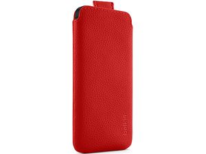 Belkin zasouvací pouzdro Pocket Case pro Apple iPhone 5, červené (F8W123vfC01)