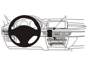 Brodit Монтажна скоба ProClip за BMW X5 14-18/BMW X6 15-19, в центъра
