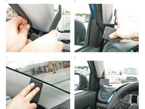 Brodit ProClip montážní konzole pro Suzuki Vitara 15-24, vlevo na sloupek
