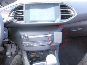 Brodit ProClip montážní konzole pro Peugeot 308 14-21, na střed