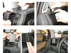 Brodit ProClip Volkswagen Caravelle/T5 Transporter/Pickup 10-15, лява решетка (само с жабка)