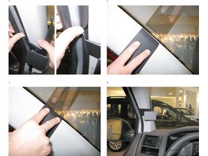 Brodit ProClip Volkswagen Caravelle/T5 Transporter/Pickup 10-15, vlevo na sloupek (bez držadla)