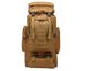 Katonai katonai cross-body, taktikai, 80l, MOLLE rendszerrel, hasi és mellkasi övvel, khaki színű.