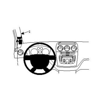 Brodit ProClip montážní konzole pro Ford Transit Connect, Tourneo Connect 10-13, vlevo na sloupek