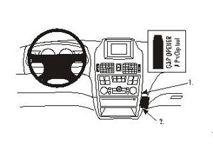 Brodit Монтажна скоба ProClip за Nissan Almera 03-07, за център