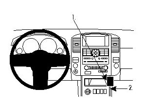 Brodit ProClip montážní konzole pro Nissan Pathfinder 08-12