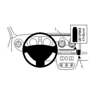 Brodit ProClip за Dacia Duster/Logan 09-13/Sandero 08-12/Renault Logan 09-14, централно дясно