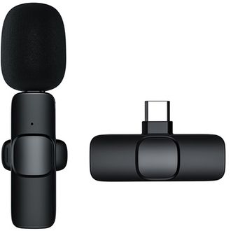 Microfon wireless cu condensator pentru rever, USB-C