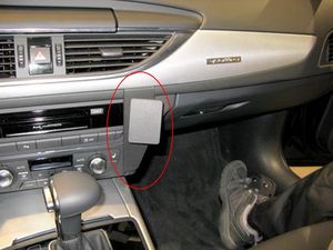 Brodit Монтажна скоба ProClip за Audi A6/Audi S6 11-18 (не дървесен декор), за централно дясно