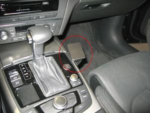 Brodit ProClip Halterung für Audi A6/Audi S6 11-18/Audi A7 11-17, Mitte rechts unten