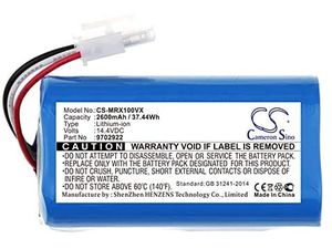 Батерия за Miele Scout RX1/RX2 60/Rx2 60, 2600 mAh, Li-Ion