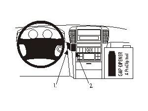 Brodit Suport de montare ProClip pentru Kia Sorento 02-07, pentru centru