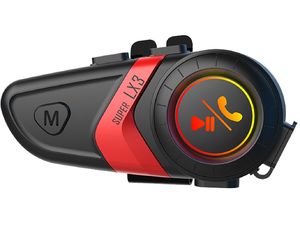 Super LX3 Bluetooth хендсфри за каска, слушалки за мотоциклет