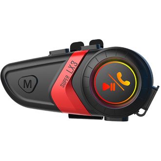 Super LX3 Bluetooth хендсфри за каска, слушалки за мотоциклет