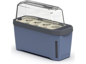 Gusta Garden HARRY HERBS samozavlažovací truhlík s víkem, modrý