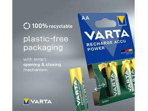 Varta Recharge Accu Power AAA 1000mAh, 2ks nabíjecí baterie