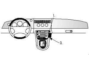 Brodit Suport de montare ProClip pentru Jaguar XK8 / XKR 97-06