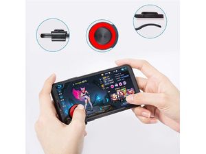 Joypad pro dotykové displeje, PUBG, Fortnite atd. červený
