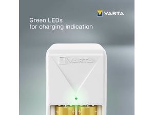 Varta Mini Charger + 2 AA 2100mAh, 2ks nabíjecí baterie s nabíječkou