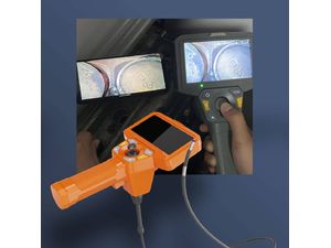 VSNDT VS-LA3920 Industrie-Endoskop mit 5" HD-LCD-Display, 3,9m Sonde mit Rücklicht, 2m Kabel