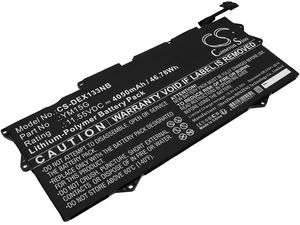 Notebook akkumulátor, Dell Xps 13 9315-Wp01kr és mások, kapacitás 4050 mAh
