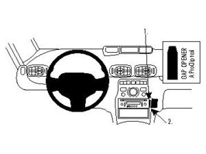 Brodit ProClip tartókonzol Citroen C3 Picasso 09-18