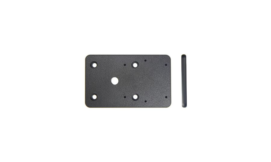 Brodit placă de montaj pentru suport de montare mai la dreapta sau la stânga cu găuri AMPS, 80x50x5mm