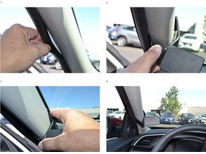 Brodit Suport de montare ProClip pentru Honda Civic 19-21, stânga pe stâlp