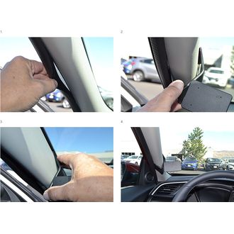 Brodit ProClip montážní konzole pro Honda Civic 19-21, vlevo na sloupek