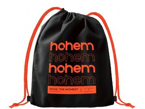 Hohem Carry Bags, geantă cu cordon, negru