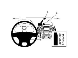 Brodit ProClip montážní konzole pro Hyundai ix35 10-13, na střed