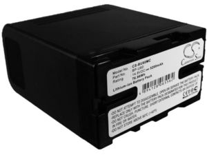 Akkumulátor Sony Hd422, Pmw-100 / -200 / -Ex1/ -F3, és másokhoz, 5200 mAh, Li-Ion