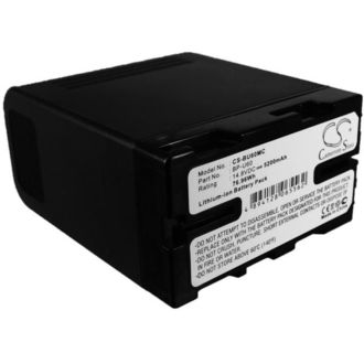 Akkumulátor Sony Hd422, Pmw-100 / -200 / -Ex1/ -F3, és másokhoz, 5200 mAh, Li-Ion