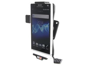 Brodit držák do auta na Sony Xperia S bez pouzdra, s nabíjením z cig. zapalovače