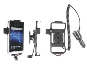Brodit držák do auta na Sony Xperia S bez pouzdra, s nabíjením z cig. zapalovače
