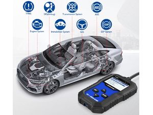 Konnwei KW350 OBDII Autodiagnose für VW, Skoda, Seat, Audi, VAG Unterstützung, OBDII