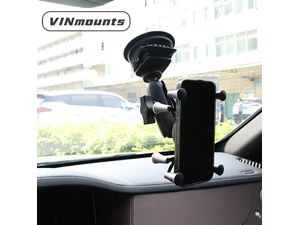 VINmounts универсален държач за мобилен телефон, 9 см рамо, вендуза за стъкло